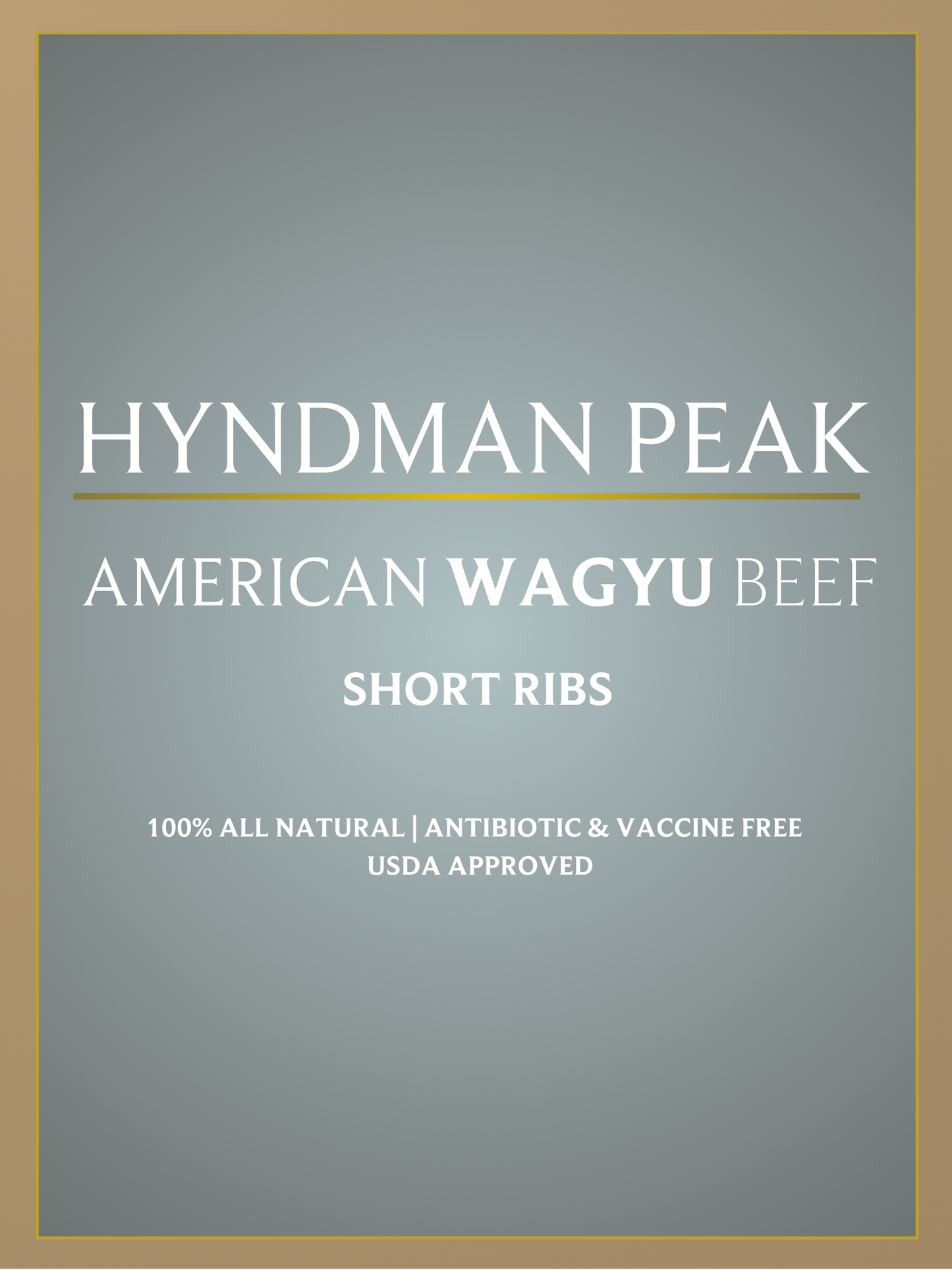 American Wagyu Short Ribs