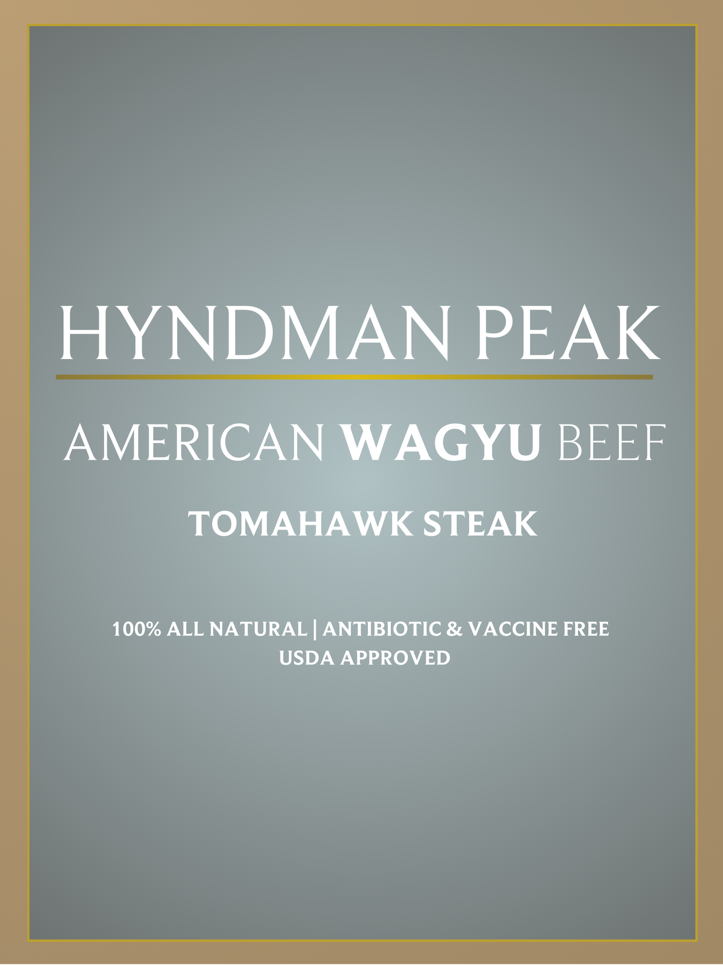 American Wagyu Tomahawk Steak