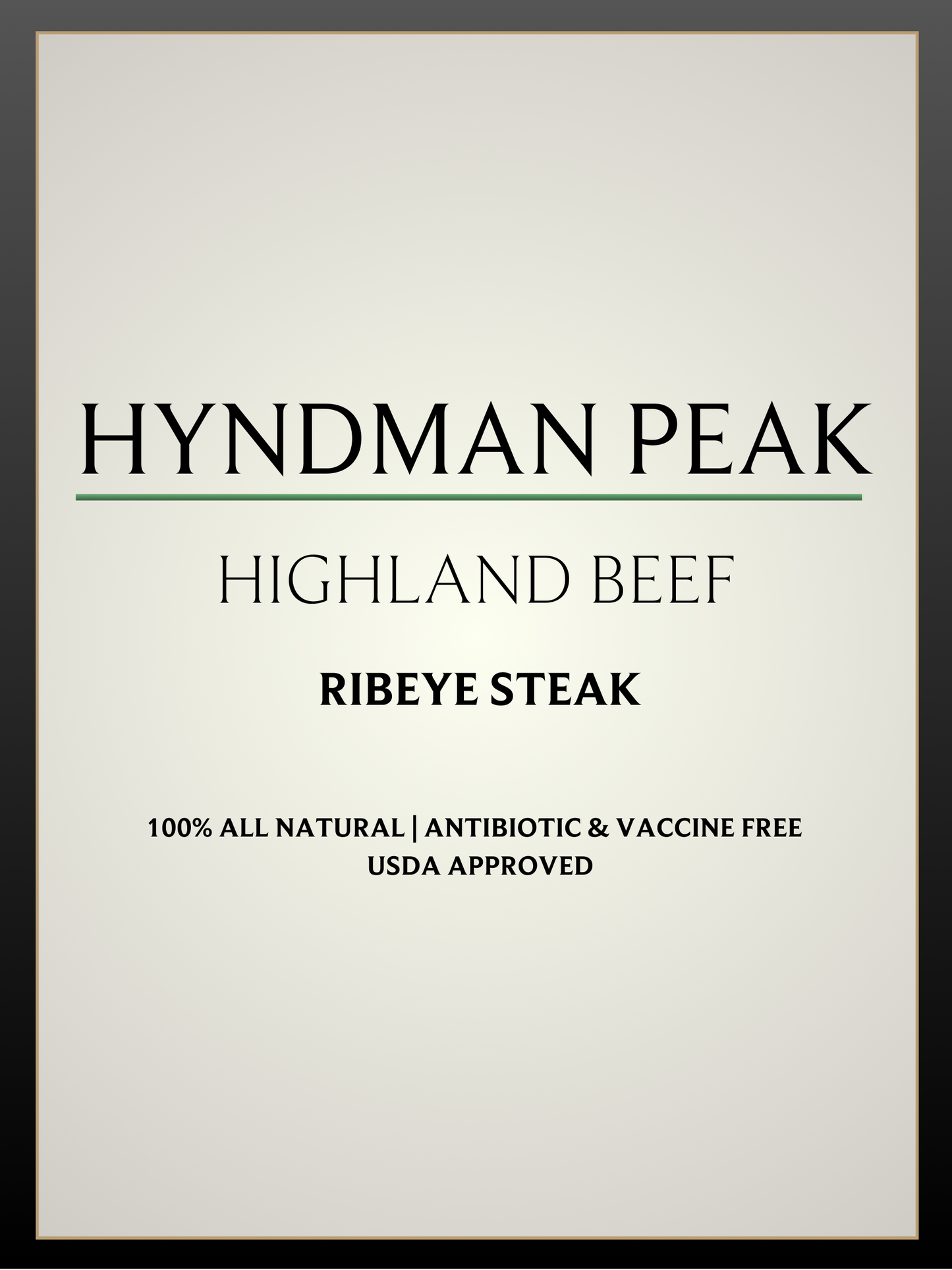 Highland Ribeye Steak