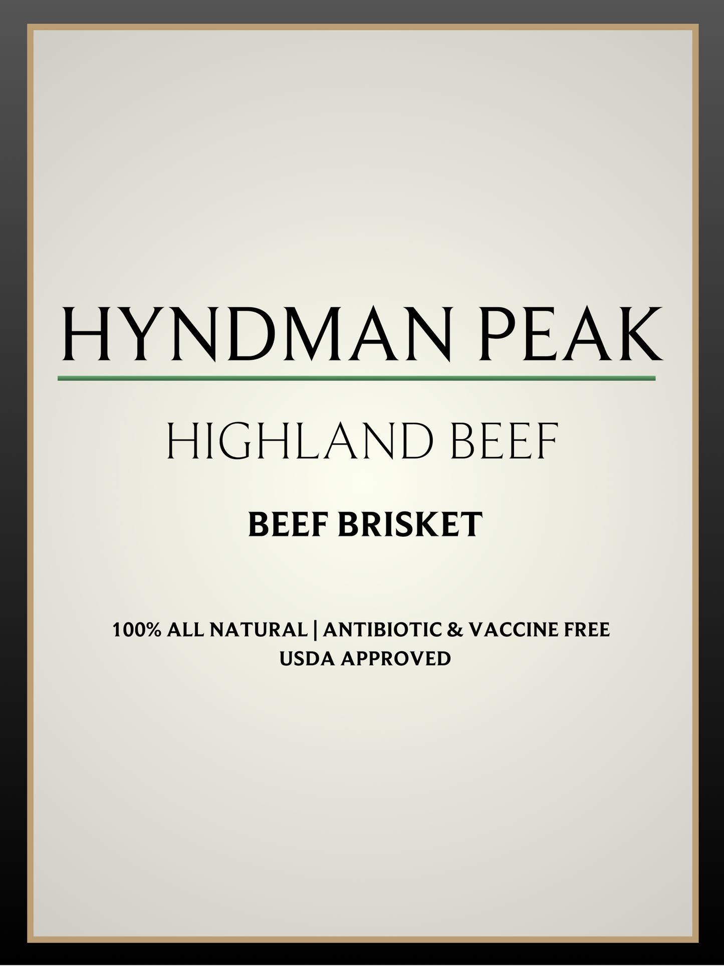 Highland Beef Brisket